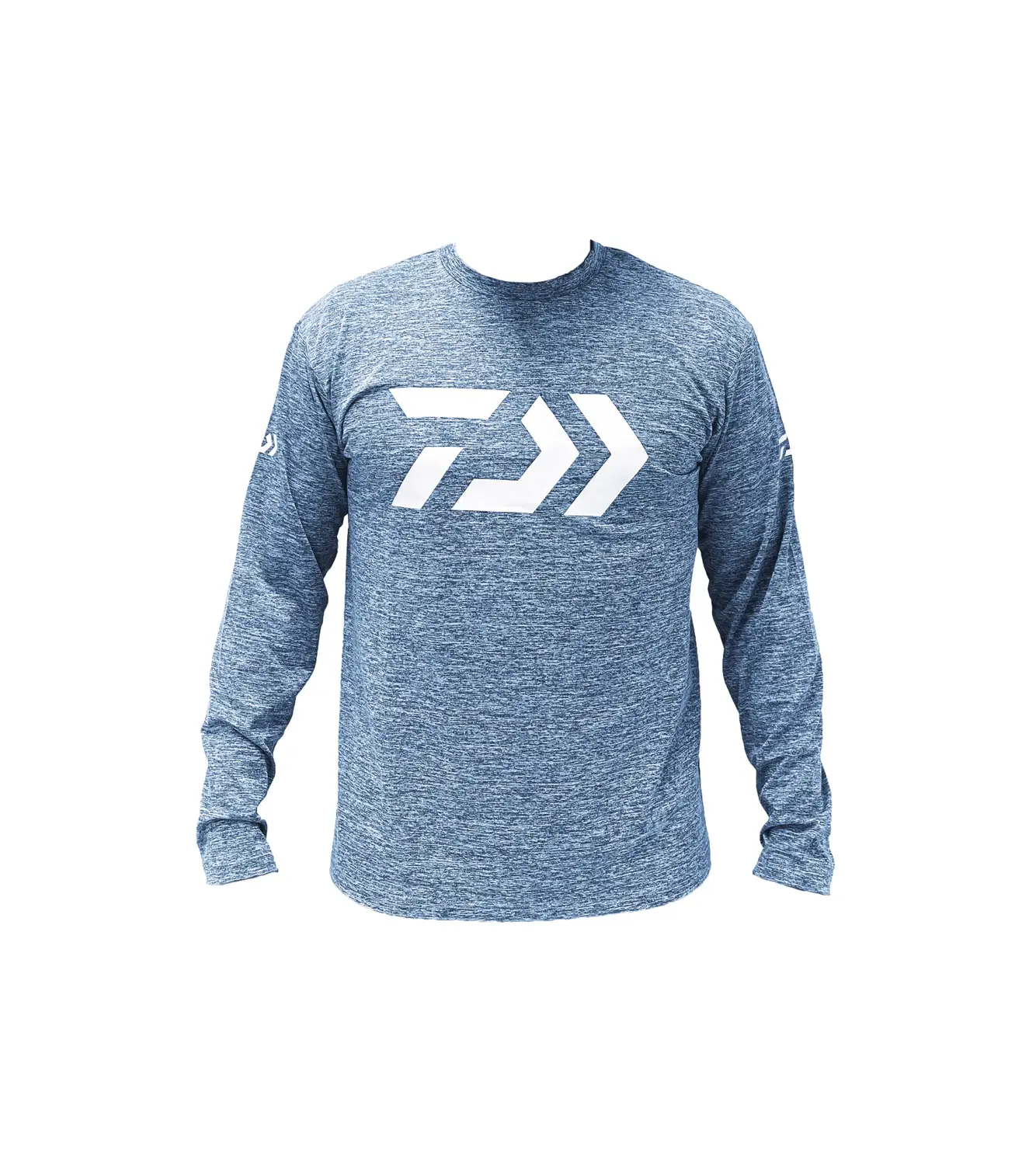 Hanorace, pulovere, bluze - Bluza cu maneca lunga pentru barbati Daiwa S 30 blue