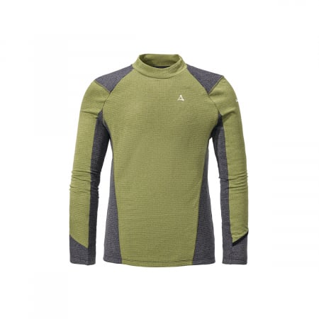 Hanorace, pulovere, bluze - Bluza termica barbati Schoffel Cristallo calla green