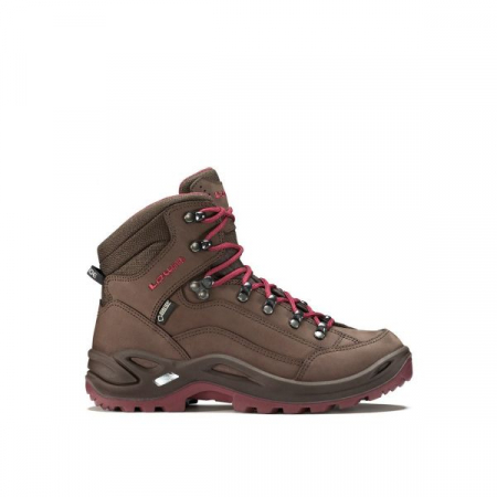 Bocanci & ghete - BOCANCI DAMA LOWA RENEGADE GORETEX MID GTX EXPRESSO/BERRY