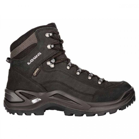 Bocanci & ghete - BOCANCI BARBATI LOWA RENEGADE GORETEX MID GTX BLACK/BLACK