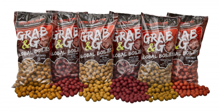 BOILIES STARBAITS GRAB & GO GLOBAL MEGA FISH, 20 MM, 1 KG