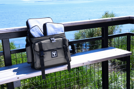 BORSETA NALUCI JACKALL L WHITE/BLACK, 21X15X4.5 CM [2]