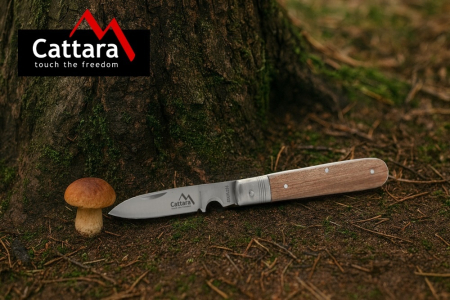 Briceag otel inox Cattara Hut cu maner lemn [5]
