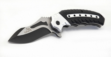 Briceag Cobra Cattara lama 9.5 cm argintiu/negru [4]