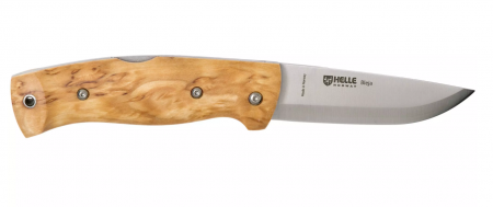 Briceaguri vanatoare - BRICEAG HELLE BLEJA, OTEL INOX, TEACA PIELE, LAMA 85 MM