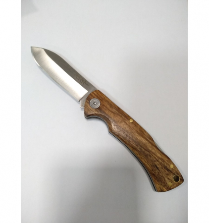 Briceag Joker, lama 7.8 cm otel inox, blocabila, maner lemn [3]