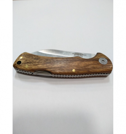 Briceag Joker, lama 7.8 cm otel inox, blocabila, maner lemn [4]