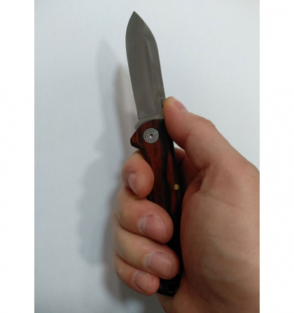 Briceag Joker, lama 7.8 cm otel inox, blocabila, maner lemn JKR0649 [2]