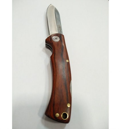 Briceaguri vanatoare - Briceag Joker, lama 7.8 cm otel inox, blocabila, maner lemn JKR0649