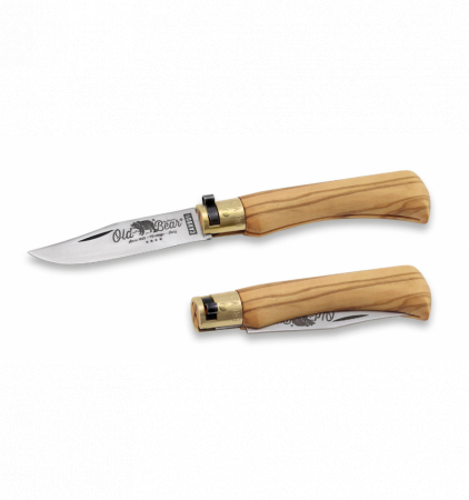 Sport & Activitati in aer liber - Briceag Old Bear Classic Olive wood, lama 80 mm