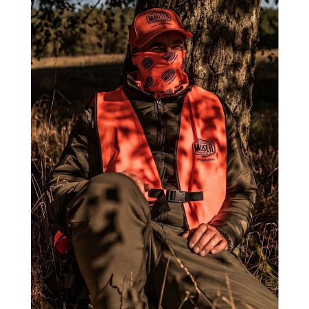 Buff Mauser pure blaze orange - black, marime universala [1]