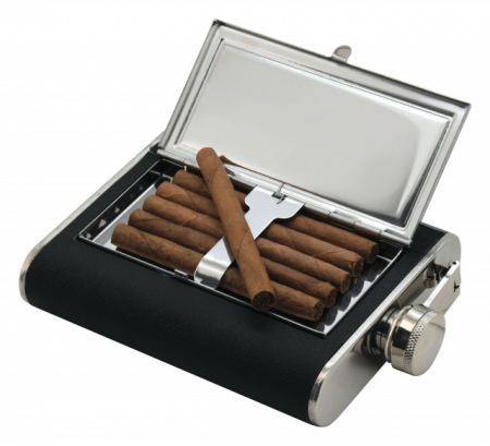 Butelca 175 ml cu tabachera Cattara [1]