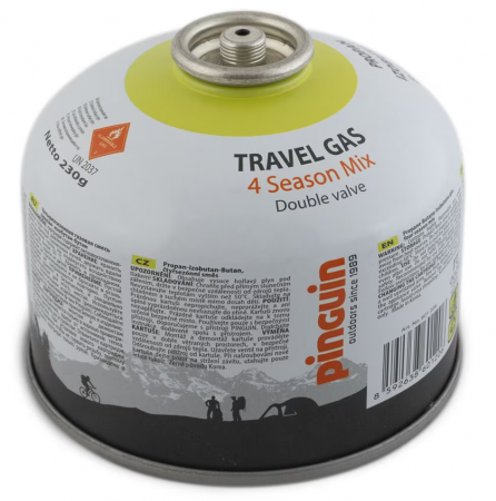 CAMPING & DRUMETII - Butelie gaz camping Pinguin Travel Gas 230 g cu filet