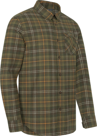 Camasa barbati Blaser Julian Flannel green - orange, maneca lunga [1]