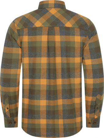 Camasa barbati Blaser Marvin Flannel green-orange, bumbac, maneca lunga [1]