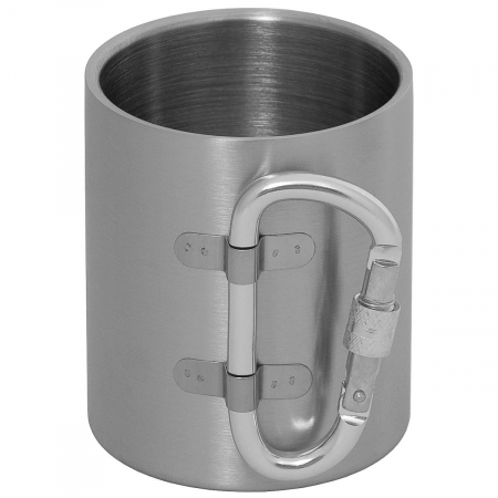Cana inox cu carabina, 300 ml, pereti dubli cu carabina Fox Outdoor [1]