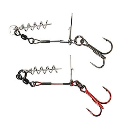 Accesorii naluci rapitori - MONTURA SAVAGE GEAR CARBON CORKSCREW, NR. 1, 2 BUC/PLIC