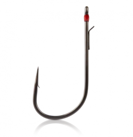 Carlige pescuit stationar - Carlige Mustad Alpha Grip Flipping titan, cu ochet, nr 3/0, 5 buc / plic