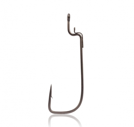 Pescuit la rapitori - Carlige offset Mustad Alpha Grip Tak-Bend titan, 4 buc / plic