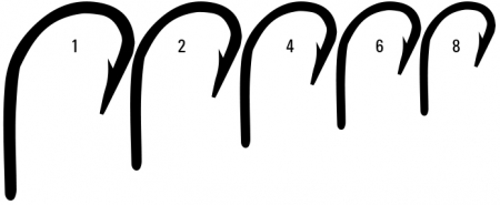 CARLIG CRAP MUSTAD XV2 CONTINENTAL OCHI NICHEL NEGRU, NR 4, 10 BUC / PLIC [1]