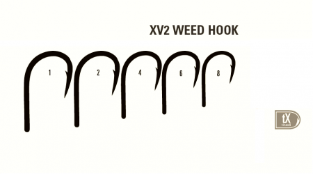 CARLIG CRAP MUSTAD XV2 WEED OCHI NICHEL NEGRU, NR 2, 10 BUC / PLIC [1]