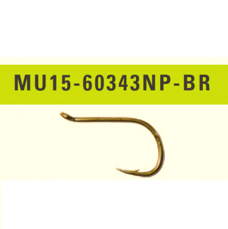 Carlige pescuit stationar - CARLIGE MUSTAD FEEDER CU OCHET MU15 BR, NR 18, 10 BUC / PLIC