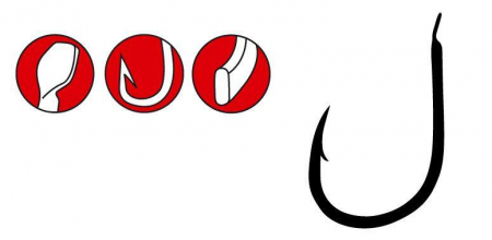 Carlige pescuit stationar - CARLIG GAMAKATSU G-1 COMPETITION G1-103, NR 16, 15 BUC / PLIC