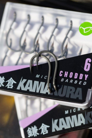 Carlige crap - CARLIGE KORDA KAMAKURA CHODDY MICROBARBED NR.8, 10 BUC / PLIC