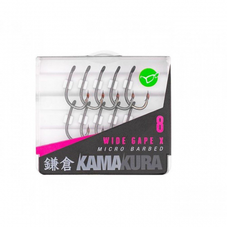 Carlige crap - CARLIGE KORDA KAMAKURA WIDE GAPE X NR.8, 10 BUC / PLIC
