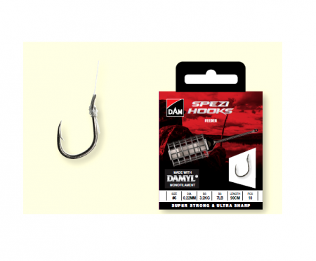 SPORTURI - CARLIGE LEGATE DAM SPEZI FEEDER NR.6 0,22MM 90CM 10BUC/PLIC