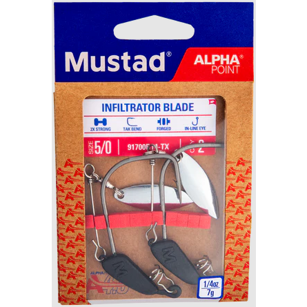 Carlige offset Mustad Infiltrator blade [1]