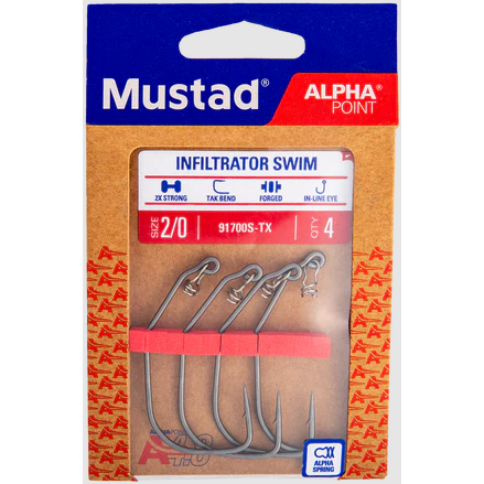 Carlige offset Mustad Infiltrator swim [1]