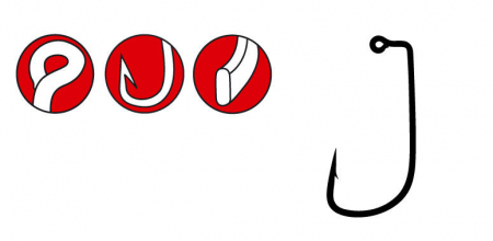 SPORTURI - CARLIGE GAMAKATSU PENTRU JIG 29F 25 BUC / PLIC, NR 6