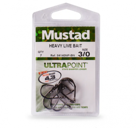 CARLIGE MUSTAD ULTRAPOINT BLN O SHANUGHNESSY, NR 3/0, 5 BUC / PLIC [3]