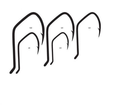 SPORTURI - CARLIGE MUSTAD ULTRAPOINT BLN OCHET PT SOMN, NR 3/0, 5 BUC / PLIC