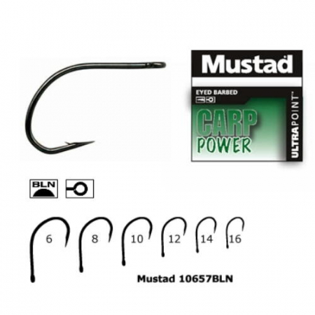 Carlige crap - CARLIG CRAP MUSTAD ULTRAPOINT BLN, NR 14, 10 BUC / PLIC