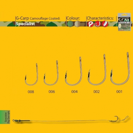 SPORTURI - CARLIGE GAMAKATSU G-CARP A1 SAND SPECIAL, NR 4, 10 BUC / PLIC
