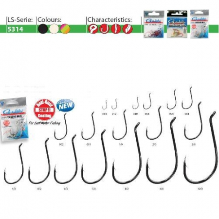 SPORTURI - CARLIGE FORJATE TRATATE GAMAKATSU LS-5314F BL 10 BUC / PLIC, nr.6