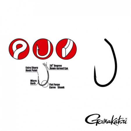 SPORTURI - CARLIGE GAMAKATSU G-CARP SNAGGER 10 BUC / PLIC, NR 6