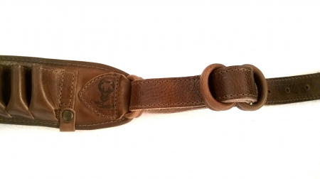 CARTUSIERA PIELE 30 POSTURI CALIBRU 12, MARO [2]