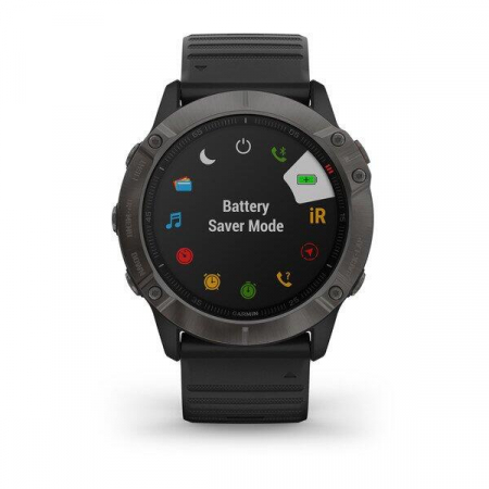 Ceas Garmin Fenix 6X Sapphire Carbon Black 51 mm [5]