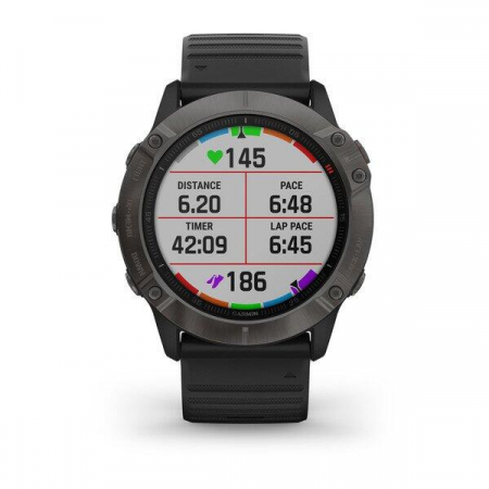 Ceas Garmin Fenix 6X Sapphire Carbon Black 51 mm [4]