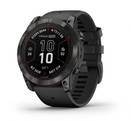 CEAS GARMIN FENIX 7 PRO SAPPHIRE SOLAR DLC CARB.GRAY TI/BLACK 51MM [0]