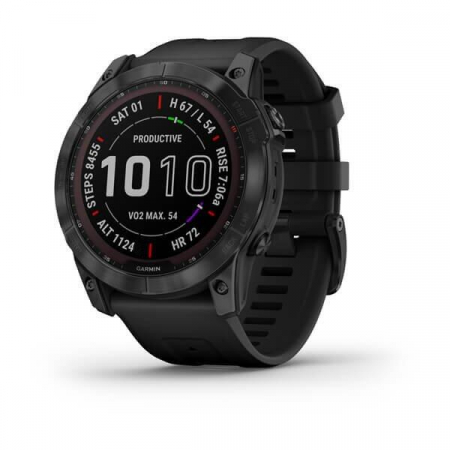 CEAS GARMIN FENIX 7X SAPPHIRE SOLAR BLACK TITAN/BLAKE 51MM [0]