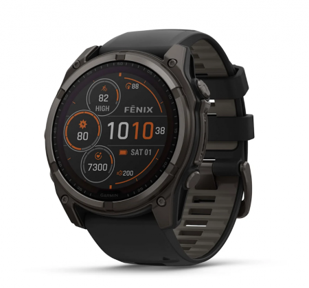 CEAS GARMIN FENIX 8 SOLAR SAPPHIRE CARBON GREY TI/BLACK 51MM EM [0]