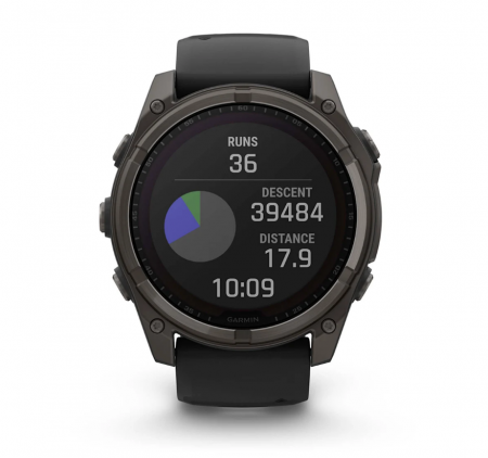 CEAS GARMIN FENIX 8 SOLAR SAPPHIRE CARBON GREY TI/BLACK 51MM EM [8]