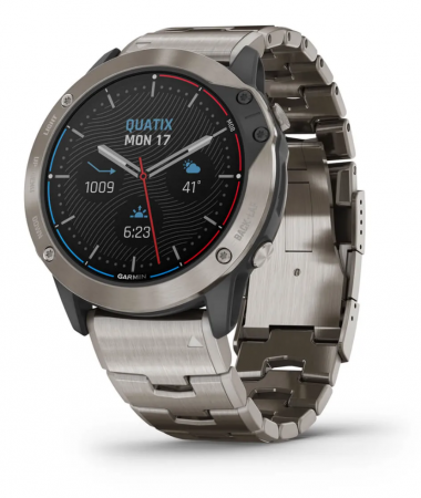 ACCESORII - Ceas Garmin Quatix 6X Solar Titanium 51 mm