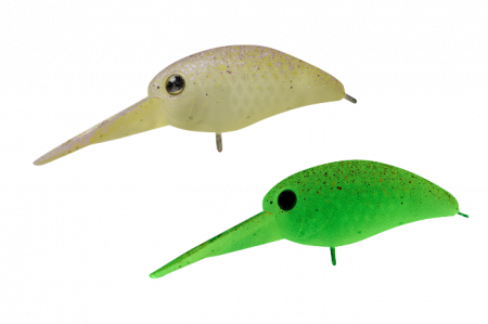 Pescuit la rapitori - Vobler Jackall Chibi Panicra DR 2.5 cm, 1.4 g shobokure glow