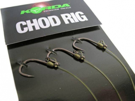 Carlige crap - CHOD RIG SCURT NR.8/20LB, 3 BUC / PLIC