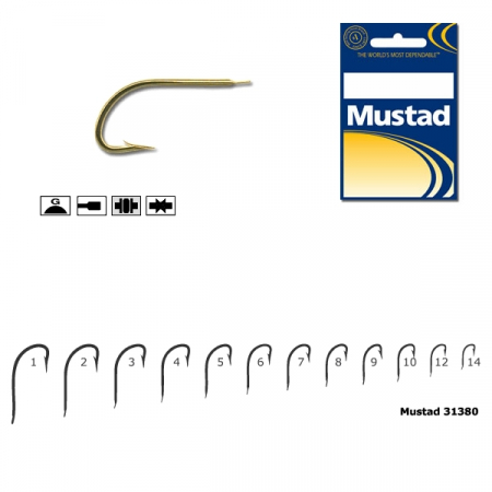 SPORTURI - CARLIGE MUSTAD AURII, FORJATE, TIJE LUNGA, NR 6, 10 BUC / PLIC